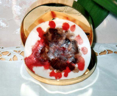 6 de abril de 2002: segunda efusión de sangre de la Eucaristía traida por Nuestra Señora el 16 de mayo del 2000
